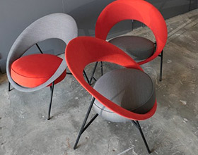 Article de Presse Elel décoration de novembre sur le Fauteuil 44 chez Au Fil des matières