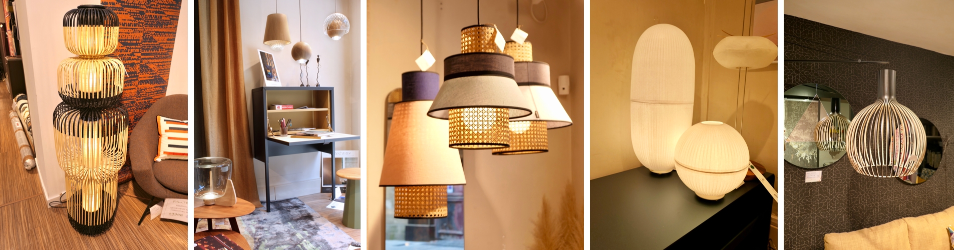 Luminaire design Aix en Provence, Lampe Céline Wright , Secto, Hind Rabii -  Au fil des Matières